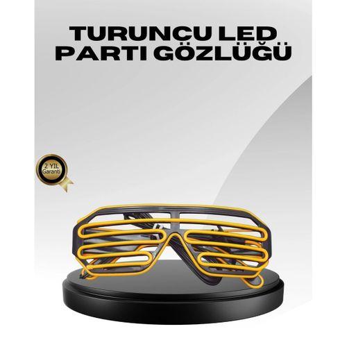 Işıklı Tasarımlı Led Gözlük Eğlence Aksesuarı