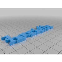 Minimal Tasarım Anahtarlık – 3D Baskı