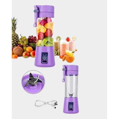 Usb Şarjlı Portatif Blender 380ml Çelik 304 Bıçaklı Mobil Smoothie Maker