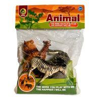 Pvc Pakette Dörtlü Vahşi Hayvanlar