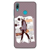 Sokak Modası 31 Huawei Y7 Prime 2019 Kılıf Desenli Silikon