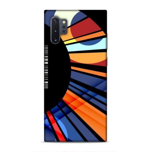 Samsung Galaxy Note 10 Plus Uyumlu Kılıf Insomnia (3) Kapak Siyah Turuncu