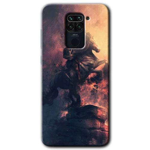 MRCİLETİSİM Xiaomi Redmi Note 9 Kılıf HD Desen Baskılı Arka Kapak + Temperli Cam - Atatürk Portre