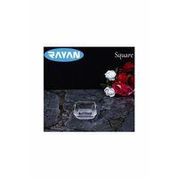 Square Tekli Kare Cam Kahvaltılık Kase ROYALEKS-25057