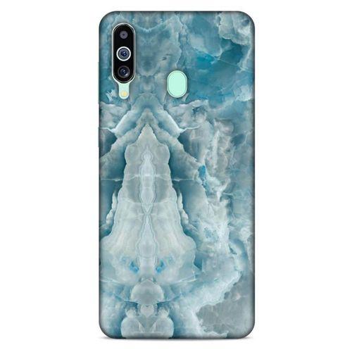 Samsung Galaxy M40 Uyumlu Kılıf Mavi Delisi (8) Baskılı Kılıf Mermer