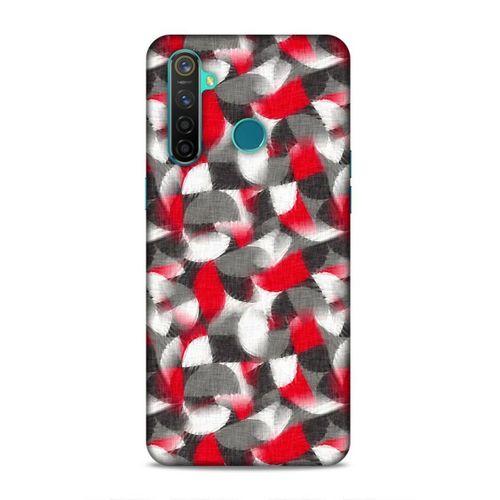 Realme 5 Pro Uyumlu Kılıf Romans (38) Neo Hybrid Kılıf Kırmızı Gri