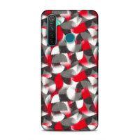 Realme 5 Pro Uyumlu Kılıf Romans (38) Neo Hybrid Kılıf Kırmızı Gri
