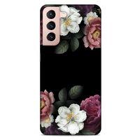 Lopard Samsung Galaxy S21 Uyumlu Kılıf Bahar (22) Tam Koruma Kılıfı Güller