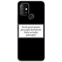 Infinix Hot 10 Kılıf HD Yazı Baskılı Silikon Arka Kapak - Yazı 7