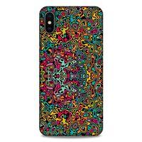 Lopard Apple iPhone XS Max Uyumlu Kılıf Soyut Sanat (30) Desenli Silicone Case