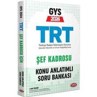 2024 TRT Şef Kadrosu GYS Konu Anlatımlı Soru Bankası Data Yayınları