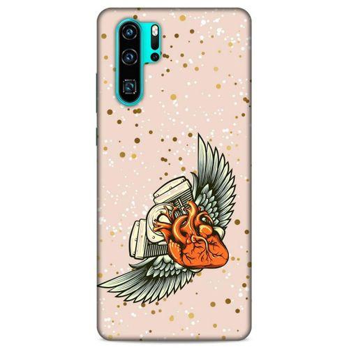 Lopard Huawei P30 Pro Uyumlu Kılıf Tattoo's (27) Tasarımlı Kılıf Kalp Dövmesi