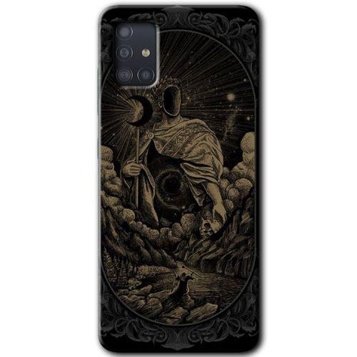 Samsung Galaxy A51 Kılıf HD Desen Baskılı Arka Kapak + Temperli Cam - Kıyamet