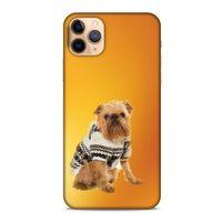 Apple Iphone 11 Pro Kılıf Köpek Kıyafetleri (28) Arka Kapak Brüksel Griffonu Hırka