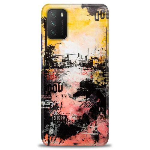 Xiaomi Poco M3 Kılıf HD Baskılı Kılıf - Karışık Baskı + Tam Ekran Koruyucu