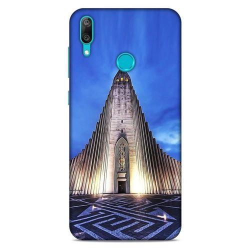Huawei Y7 Prime 2019 Kılıf Dünya Mimarisi (38) Neo Hybrid Kılıf Church of Hallgrimur
