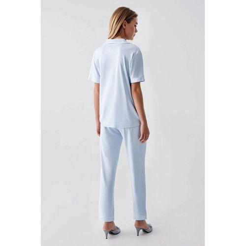 Freshness 324 Kadın 4'lü Sabahlıklı Şorlu Pijama Takımı