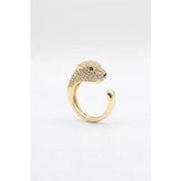 Leopar Yüzük - Altın