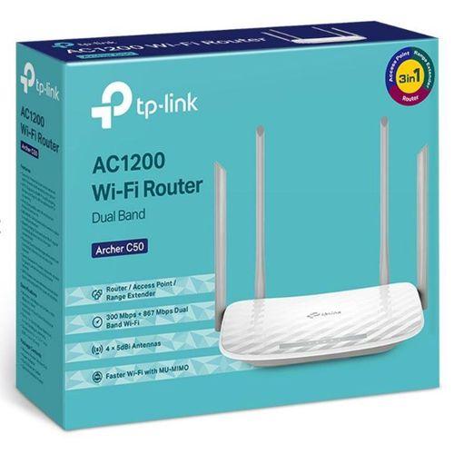 TP-LINK ARCHER C50 AC1200 4 PORT DUAL BAND ROUTER