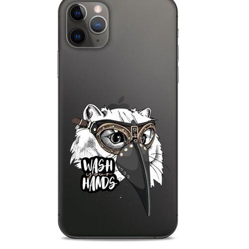 Zoologix (4) Apple Iphone 11 Pro Max Şeffaf Kılıf Silikon Desenli