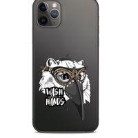 Zoologix (4) Apple Iphone 11 Pro Max Şeffaf Kılıf Silikon Desenli