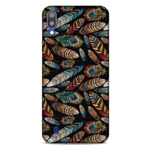 Samsung Galaxy M10 Kılıf Desenli Özel Seri Tüyler (28) Arka Kapak