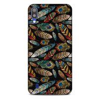 Samsung Galaxy M10 Kılıf Desenli Özel Seri Tüyler (28) Arka Kapak