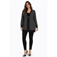 Kadın Anne Süet Desenli Hırka BGL-ST05322