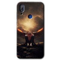 Vestel E5 Kılıf HD Desen Baskılı Arka Kapak - Wings of Power + Kırılmaz Cam