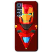 TCL 30 Plus Kılıf HD Desen Baskılı Arka Kapak - İron Man Çizim