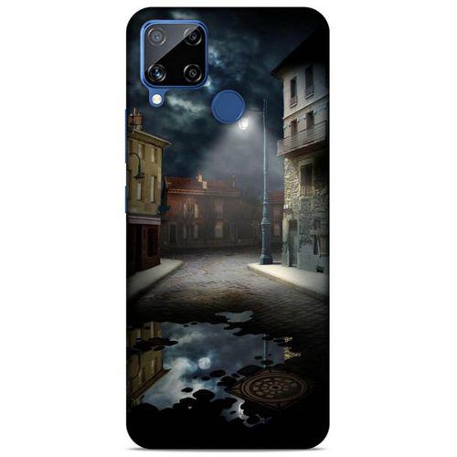 Lopard Oppo Realme C15 Uyumlu Kılıf Manipülasyon ☻ (25) Antişok Kapak Baskılı