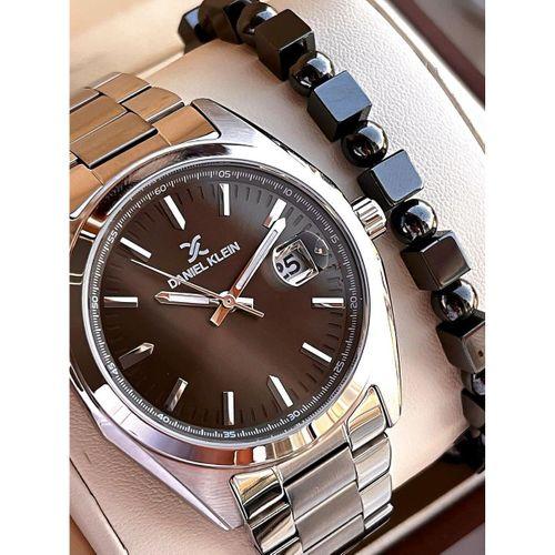 Daniel Klein Klasik Erkek Kol Saati Çelik Kordon 3 ATM Suya Dayanıklı Bileklik Hediyeli VS.BLKT.0604