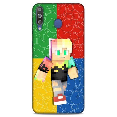 Lopard Samsung Galaxy M30 Uyumlu Kılıf PiXel (49) Ultra Silikon Kılıf DJ MC