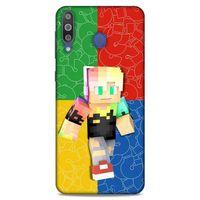 Lopard Samsung Galaxy M30 Uyumlu Kılıf PiXel (49) Ultra Silikon Kılıf DJ MC