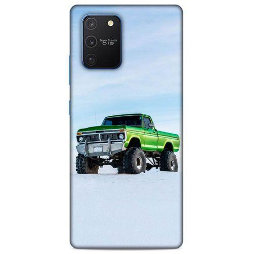 Lopard Samsung Galaxy S10 Lite Uyumlu Kılıf PickUpX (33) Hybrid Kılıf Açık Yeşil