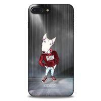 Apple Iphone 7 Plus Kılıf FunnyMaX (41) Tank Kılıf Gri Bull Teriyer