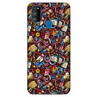 Graffitix (47) Desenli Silikon Kapak Samsung Galaxy M30s Kılıf