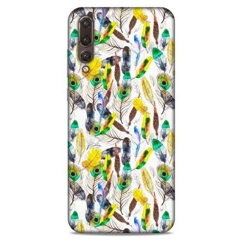 Huawei P20 Pro Kılıf Desenli Özel Seri Tüyler (5) Koruma Kabı