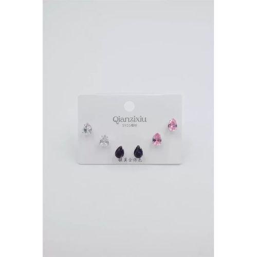 Çoklu Set Küpe - Gümüş