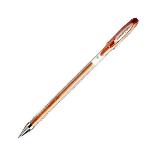 UNİBALL SİGNO NOBLE METAL 0.8 JEL KALEM BRONZ ( Üç Adet )