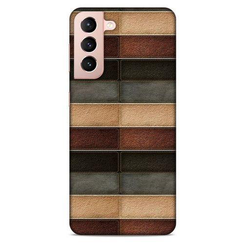 Lopard Samsung Galaxy S21 Uyumlu Kılıf Patchwork (20) Koruyucu Kılıf