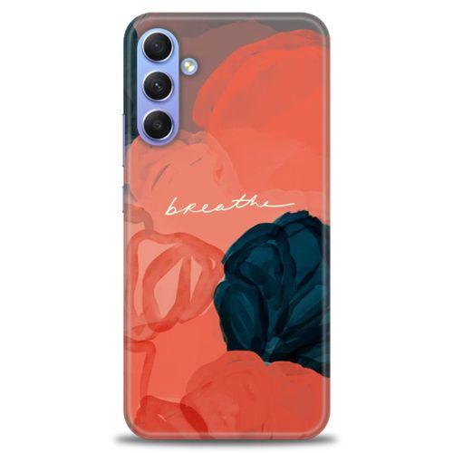Samsung Galaxy A34 Kılıf HD Baskılı Kılıf - Breathe + Tam Ekran Koruyucu