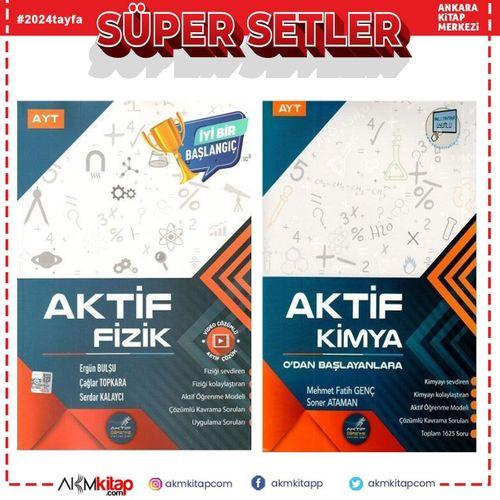 Aktif Öğrenme AYT Fizik ve Kimya 0 dan Başlayanlara Seti 2 Kitap