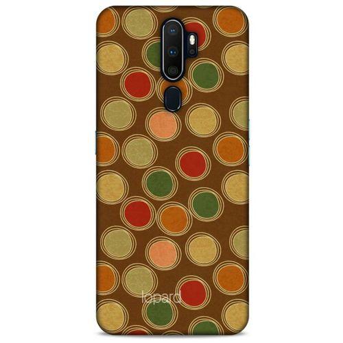 Oppo A9 2020 Kılıf Pastel Renkler (43) Thin Fit Kılıf Kahve Yeşil