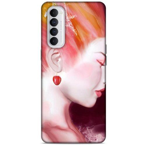 Oppo Reno 4 Pro Uyumlu Kılıf Pembe Delisi (26) Tpu Silikon Kılıf Kiraz