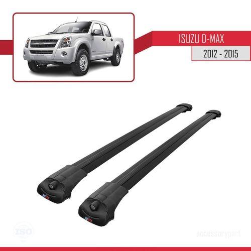 Isuzu D-Max 2012-2015 ile uyumlu ACE-1 Ara Atkı Tavan Barı SİYAH