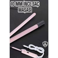 Saç Düzleştirici İnce Bukleler İyon Özelliği Taşınabilir Döner Kablo