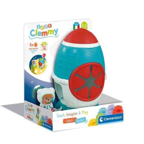 Clementoni Baby Soft Clemmy Yumuşak Blok Duyusal  Roket 17806