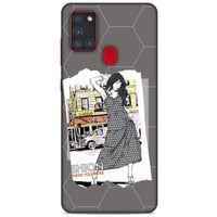 Sokak Modası 23 Samsung Galaxy A21s Kılıf Desenli Silikon