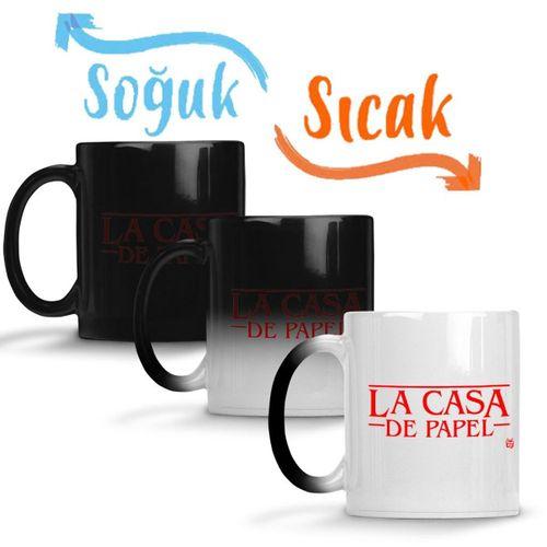 La Casa De Papel 04 Sihirli Kupa Bardak Porselen
